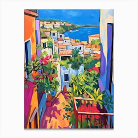 Otranto Italy 2 Fauvist Painting Canvas Print