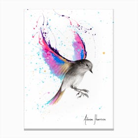 September Sunset Bird Canvas Print
