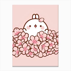 Cute Kawaii Cartoon Canvas Print