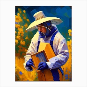 Beekeeping Suit 1 Painting Canvas Print