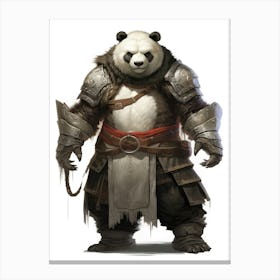 Panda Warrior 1 Canvas Print