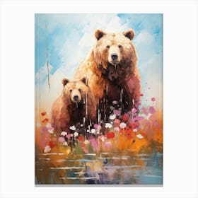 Kbgtron A Captivating Impressionistic Artwork Featuring A Smili 815ff1a6 49f8 4d30 B2ed Abd8aea8a67b Canvas Print