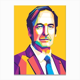 Saul Goodman Breaking Bad Wpap Canvas Print