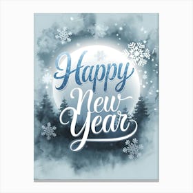 Happy New Year 6 Canvas Print