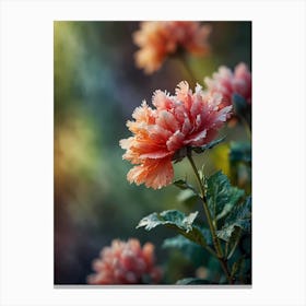 Peony Flower Canvas Print