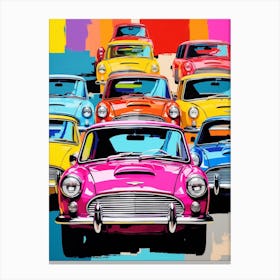Classic Car Pop Art 5 Canvas Print