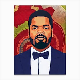 Ice Cube Illustration Movies Canvas Print