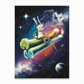 Man In Space Canvas Print