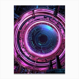 Futuristic Spaceship 2 Canvas Print