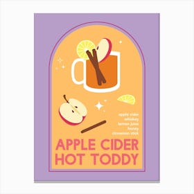 Apple Cider Hot Toddy Cocktail Canvas Print