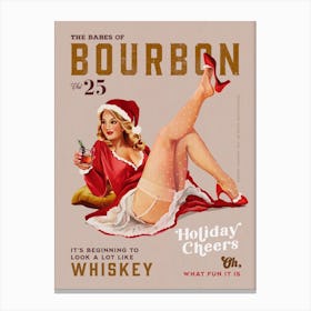 Babes Of Bourbon Vol 25 Holiday Cheers Canvas Print