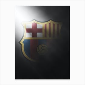 Barcalona Spain Football Poster Canvas Print