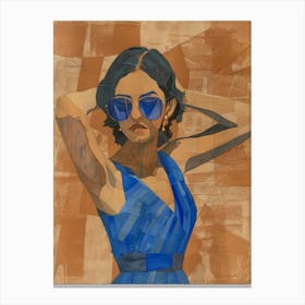 Blue Dress 6 Canvas Print