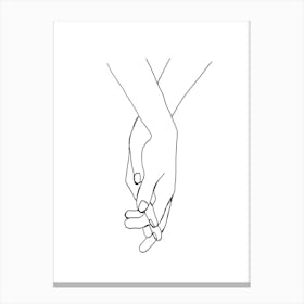 Line Art Partners Canvas Print