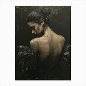 'The Back Of A Woman' Canvas Print