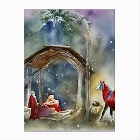 Nativity Scene 22 Canvas Print