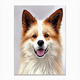 American Eskimo Dog 2 Watercolour dog Canvas Print