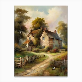 Country Cottage..8 Canvas Print