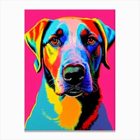 Beauceron Andy Warhol Style dog Canvas Print