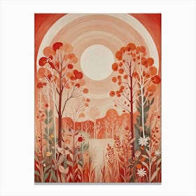 Forest Sun Canvas Print