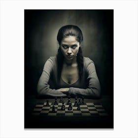 Chess Game Canvas Print