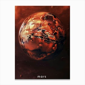 Mars Planet 2 Canvas Print