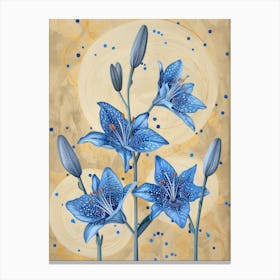 Blue Lily 3 Canvas Print