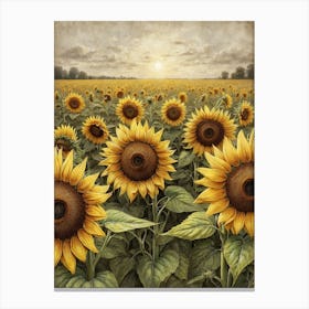 Sunflowers 6 Canvas Print