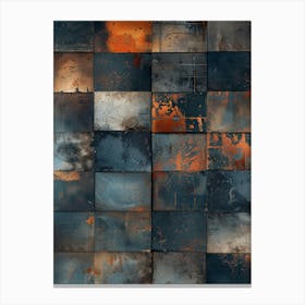 Rusty Tiles 1 Canvas Print