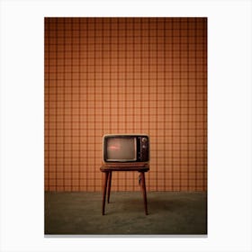 Retro Tv, 1970'S Canvas Print