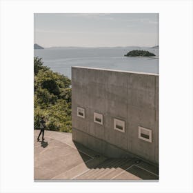 Naoshima Tadao Ando seaview Canvas Print