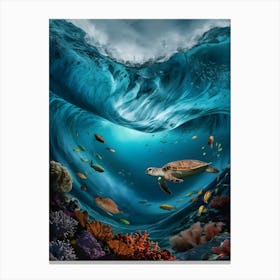 Underwater Seascape Canvas Print