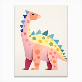 Nursery Dinosaur Art Ankylosaurus 8 Canvas Print