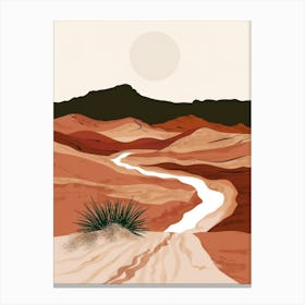 Desert Landscape 35 Canvas Print