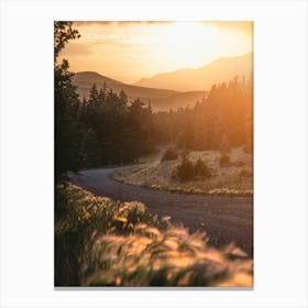 New Mexico Mountain Sunset - Nature Photography Canvas Print
