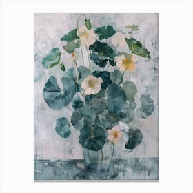 A World Of Flowers Nasturtium 4 Painting Canvas Print