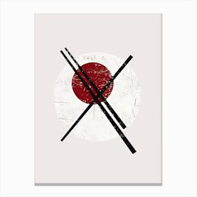 Geneva Symmetry Minimalist Bauhaus Canvas Print