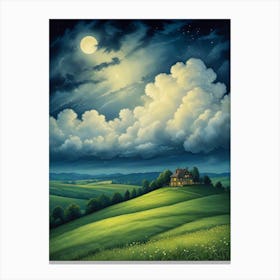 Evening In The Countryside Canvas Print