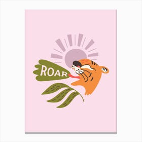 Tiger Pink Canvas Print