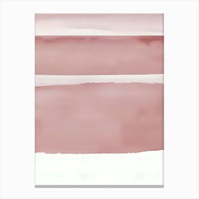 Pink And White Abstract Painting 1 Stampe su tela