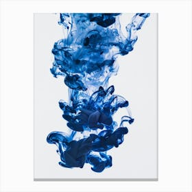 Blue Ink 5 Canvas Print