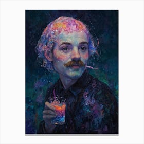 Man With A Mustache 3 Canvas Print