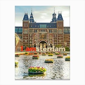 Floating Tulips At Rijksmuseum Canvas Print