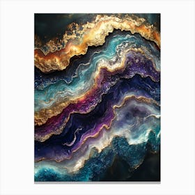 Stunning Whimsical Marble 24 Canvas Print