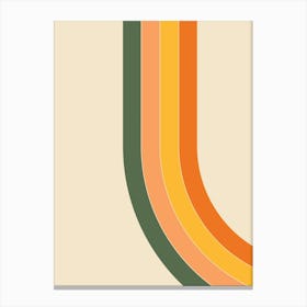 Rainbow Stripes Canvas Print