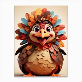 Thanksgiving Bird Canvas Print