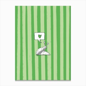 Slug Love Canvas Print