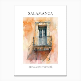 Salamanca Travel And Architecture Poster 1 Canvas Print