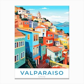 Chile Valparaiso Travel Canvas Print