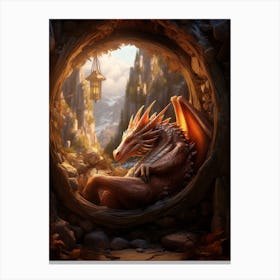 Dragon Lair Nature 5 Canvas Print